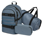 3 SET Skate Dust Blue: batoh, penál, sportovní taška GRS