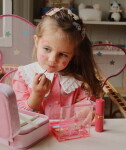 Konges Sløjd Paleta očních stínů pro děti On The Go modrá, růžová barva, modrá barva
