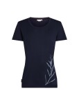 Dámské merino tričko s krátkým rukávem ICEBREAKER Wmns 150 Tech Lite SS Scoop Tee Panax, Midnight Navy velikost: S