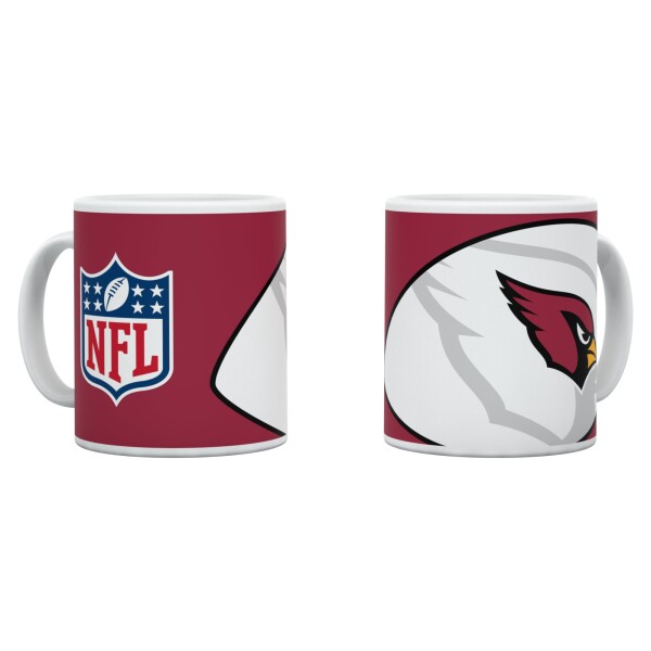 Hrnek Arizona Cardinals NFL Shadow Logo & Shield (330 ml)
