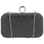 Luxusní plesová kabelka Moon Fanni, černá