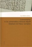 Commentarius in I-IX capitula tractatus De universalibus Stephano De Palecz ascriptus