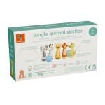 Orange Tree Toys Dřevěné kuželky - Zvířátka z džungle