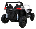 Mamido Dětské elektrické autíčko Buggy UTV Strong 24V nafukovací kola bílé