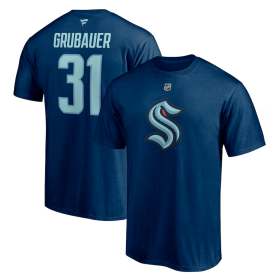 Fanatics Pánské Tričko Philipp Grubauer #31 Seattle Kraken Authentic Stack Name Number Velikost: