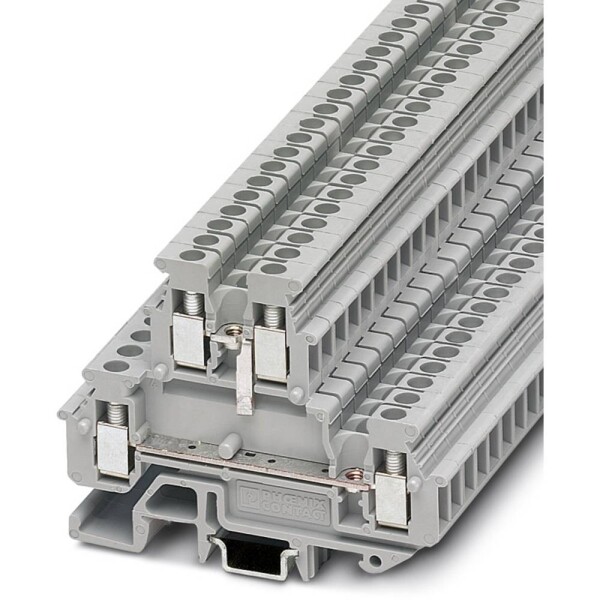 Phoenix Contact 1414103 řadová svorka průchodky 5.2 mm šroubovací šedá 50 ks