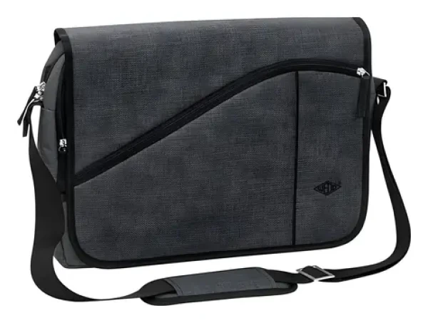 WEDO Taška Messenger College šedá / Taška na notebook / 15,6" / polyester / nastavitelný popruh (59353012)