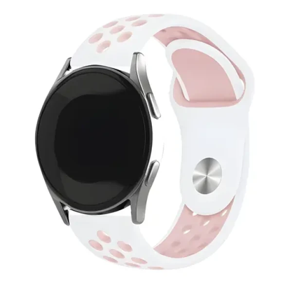 Beline Sport Silicone bílo-růžová / Sportovní pásek / šířka 20 mm / pro smartwatch
