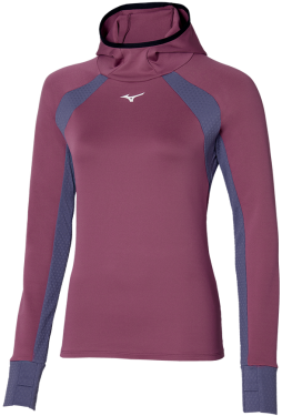 Běžecké tričko Mizuno Warmalite Hooded LS J2GCA70664 Velikost textilu: M