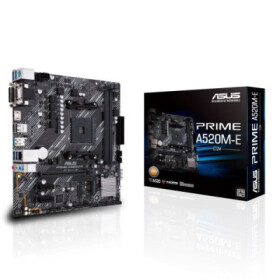 ASUS MB Sc AM4 PRIME A520M-E/CSM, AMD A520, 2xDDR4, 1xHDMI, 1xDVI, 1xVGA, mATX EDF_1887327