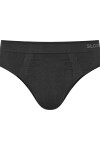 Pánské slipy SLOOGI MEN GO SMOOTH BRIEF C2P M014 ČERNÁ-GRAFITOVÁ