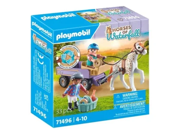 Playmobil® Horses of Waterfall 71496 Kočár s poníkem