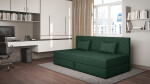 FRONTI Postel s úložným prostorem IVET 2 - zelená - Opera Deep Green