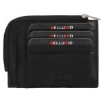 Kožené pouzdro na doklady Bellugio Olivio, černé