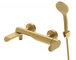 Rubineta - Vanová baterie ULTRA U-10/K NEW GOLD s příslušenstvím OLBAU1KPGD8
