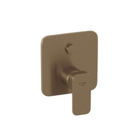 KLUDI - Renon Baterie pod omítku pro 2 spotřebiče, kartáčovaný bronz 42763N175