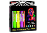 Mamido Sada na malování na obličej neonové fluorescenční fixy a pastelky 6 ks