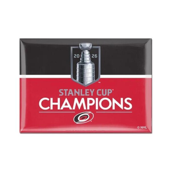 Wincraft Magnet Carolina Hurricanes NHL 2026 Stanley Cup Champions