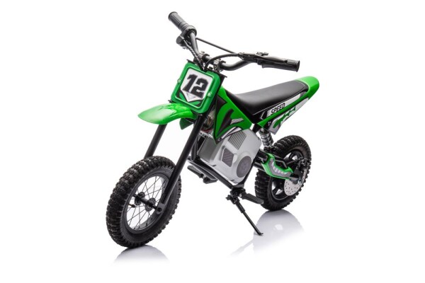 Mamido Dětská elektrická motorka Cross 350W 36V zelená