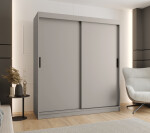 Šatní skříň Abi Rubino T Rozměry: 150 cm, Barva korpusu + barva dveří: Kašmír