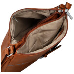 Módní dámská koženková crossbody kabelka Josefina, hnědá