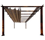Hliníková pergola – Florenz 1116 (tmavě hnědá)