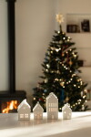 Räder Porcelánový svícen Gingerbread House, bílá barva, porcelán