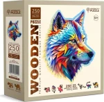 WOODEN CITY Dřevěné puzzle Nóbl vlk 250 dílků