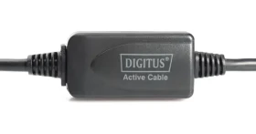 Digitus DA-73101 černá / Aktivní USB 2.0 prodlužovací kabel / 15 m (DA-73101)