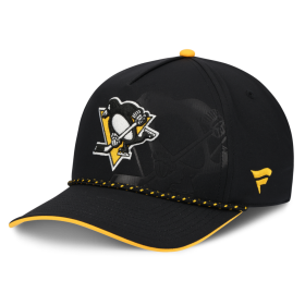 Pánská kšiltovka Pittsburgh Penguins NHL Fanatics Black On Stage Podium Draft 2026 A-Frame Adjustable