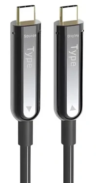 PremiumCord USB-C optický AOC kabel 20 m / Kabel USB-C / Optický fiber / 4K 60Hz (8592220027551)