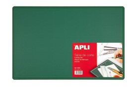 APLI řezací podložka oboustranná 450 300 mm PVC zelená