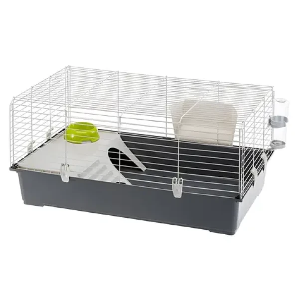Ferplast Rabbit 100 / Klec pro králíky a morčata / 95×57×46 cm / kov, plast (57052070)