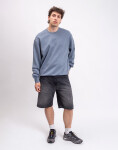 Carhartt WIP Caspian Sweat Shady Blue Heather garment dyed M