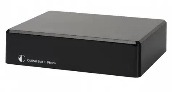 Pro-Ject Optical Box E Phono černá / Gramofonový předzesilovač pro MM přenosky a A/D (9pobepb)