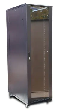 Extralink 42U 800x800 černá / Stojanový rozvaděč / 19" / Šířka 800 mm / Hloubka 800 mm / nosnost 1400 kg (EX.14459)