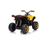 Mamido Dětská elektrická čtyřkolka Fast Wheel 4x4 žlutá