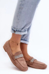 Dámské mokasiny YD6-52 khaki - Soon Her Shoes 39