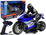 Mamido Motorka na dálkové ovládání R/C Racer 35m modrá