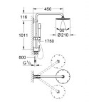 GROHE - Rainshower Sprchový systém, chrom 27058000