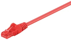 MicroConnect CAT6 U/UTP 1m CCA červená / PVC (B-UTP601R)