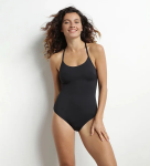 Jednodílné menstruační plavky DIM MENSTRUAL SWIMWEAR - BELLINDA - černá M