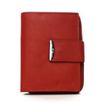 Praktická dámská kožená peněženka Karina, červená