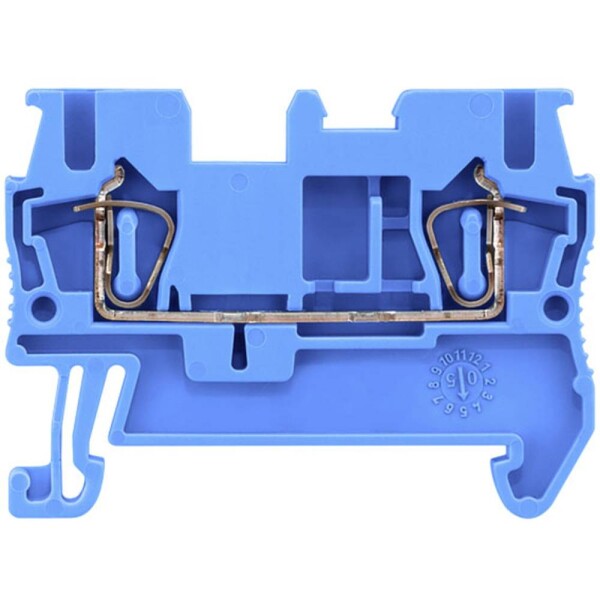 Siemens 8WH20000AF01 průchodková svorka přípojka s pružinovým protitahem modrá 50 ks