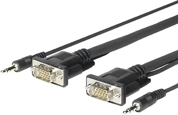 Vivolink Pro VGA + Audio M - M 1.8m / 1920x1200 / EDID / 15pin / dvojité stínění (PROVGAMCS1.8)