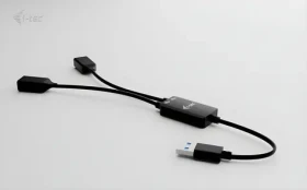 I-tec USB-A Cable HUB 2 port / Kabelový USB hub / 2× USB-A / 5 Gbps (U3CBLHUB2A)