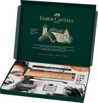 Faber-Castell Faber-Castell, 112925, Discovery set, sada uměleckých potřeb pro suché techniky, 17 ks