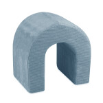 PLUSH NEST PLUSH NEST Hrací hrad s bazénem a 150 míčky, prémiový modrý manšestr