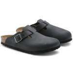 Dámské/pánské žabky Birkenstock Boston Black oil leather narrow narrow (0059463) 37