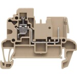 Weidmüller 1305330000 průchodková svorka 5.10 mm šroubovací béžová 50 ks